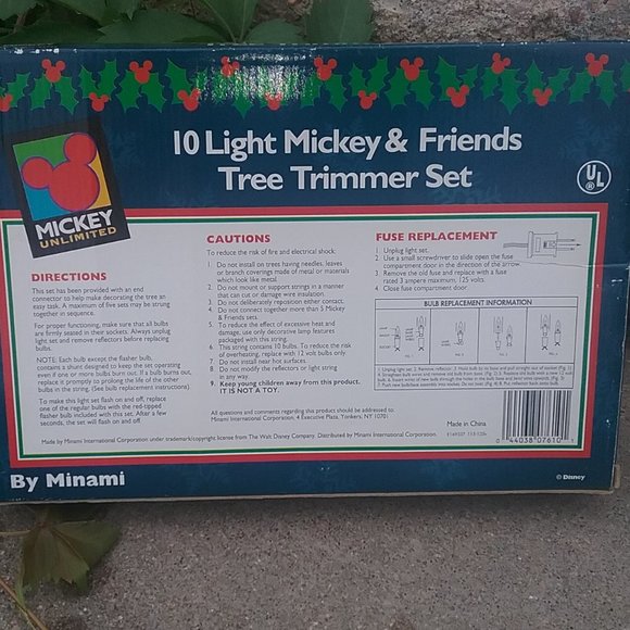 Montgomery Ward Mickey & Friends Tree Trimmer Set - Picture 3 of 13